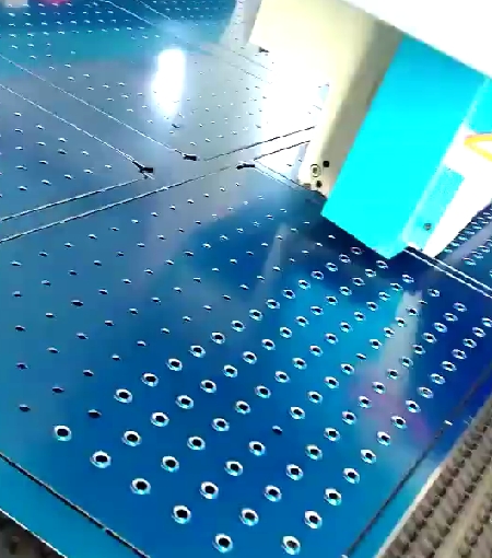 Fish eye hole processing
